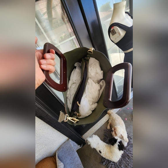 Parfois Convertible Wooden Handles Bag - Picture 8 of 15